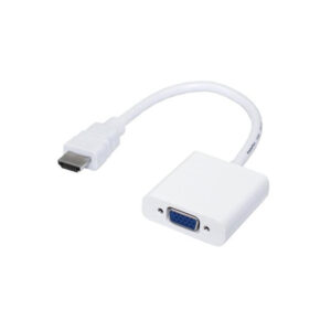 HDMI to VGA Female Converter - HDMI to VGA Adapter for Monitors & Projectors
