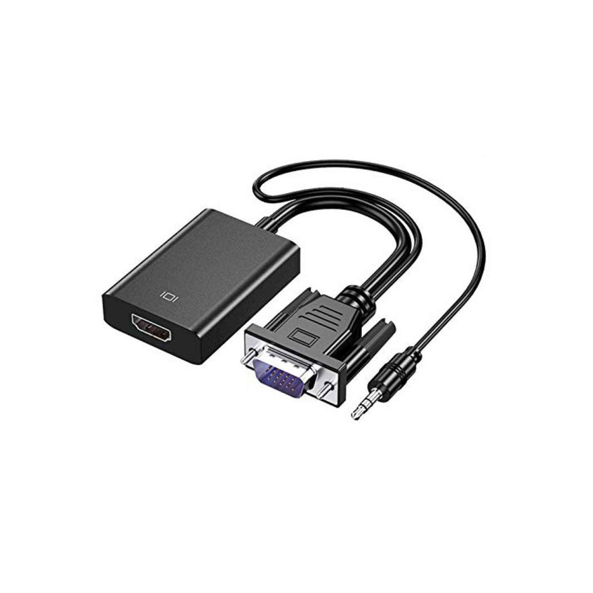 VGA to HDMI Converter Cable with Audio Support - 1080P Video Conversion