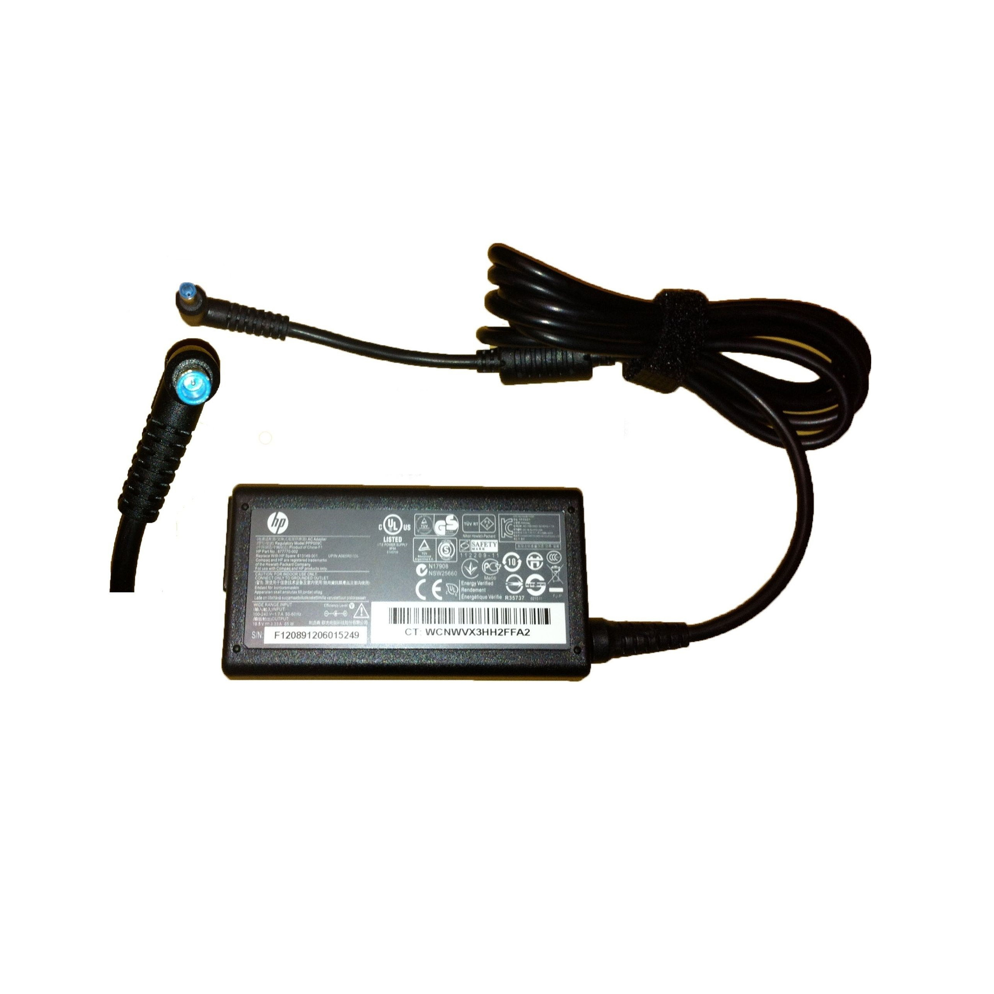 HP PAVILLION BLUE PIN LAPTOP CHARGER 19.5V 3.33A 65W (PIN SIZE 4.5*3.0)