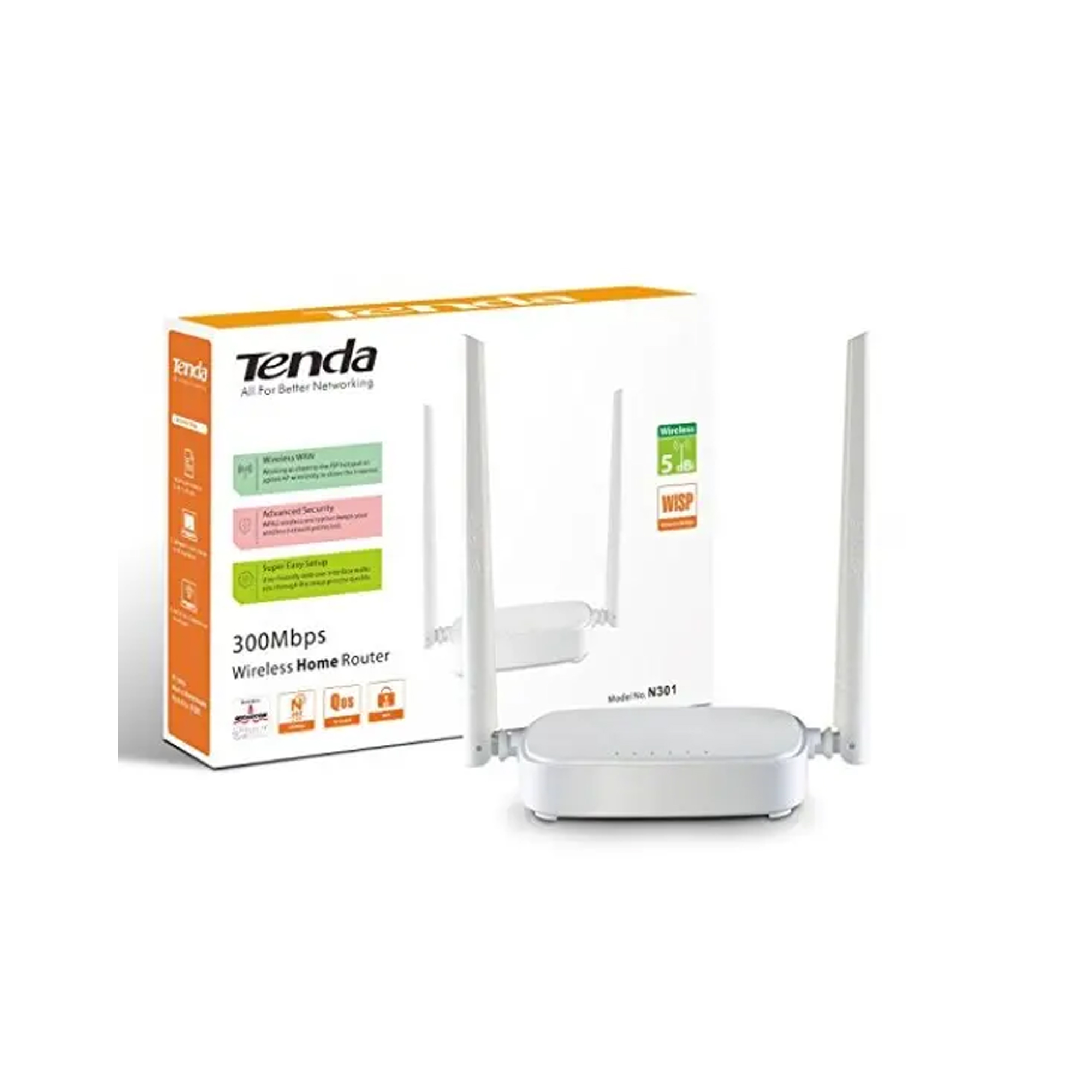 Tenda Wireless N301 Easy Setup Router – Reliable Wireless Connectivity for Homes and Small Offices