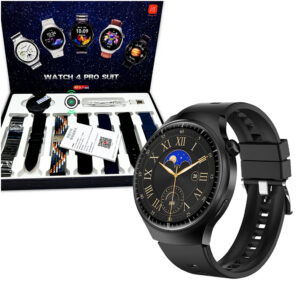 Watch 4 Pro Suit Smartwatch WITH 7 STRAPS High Definition Color Screen Healthy Monitoring Custom Dial WITH HIWATCHPRO APP