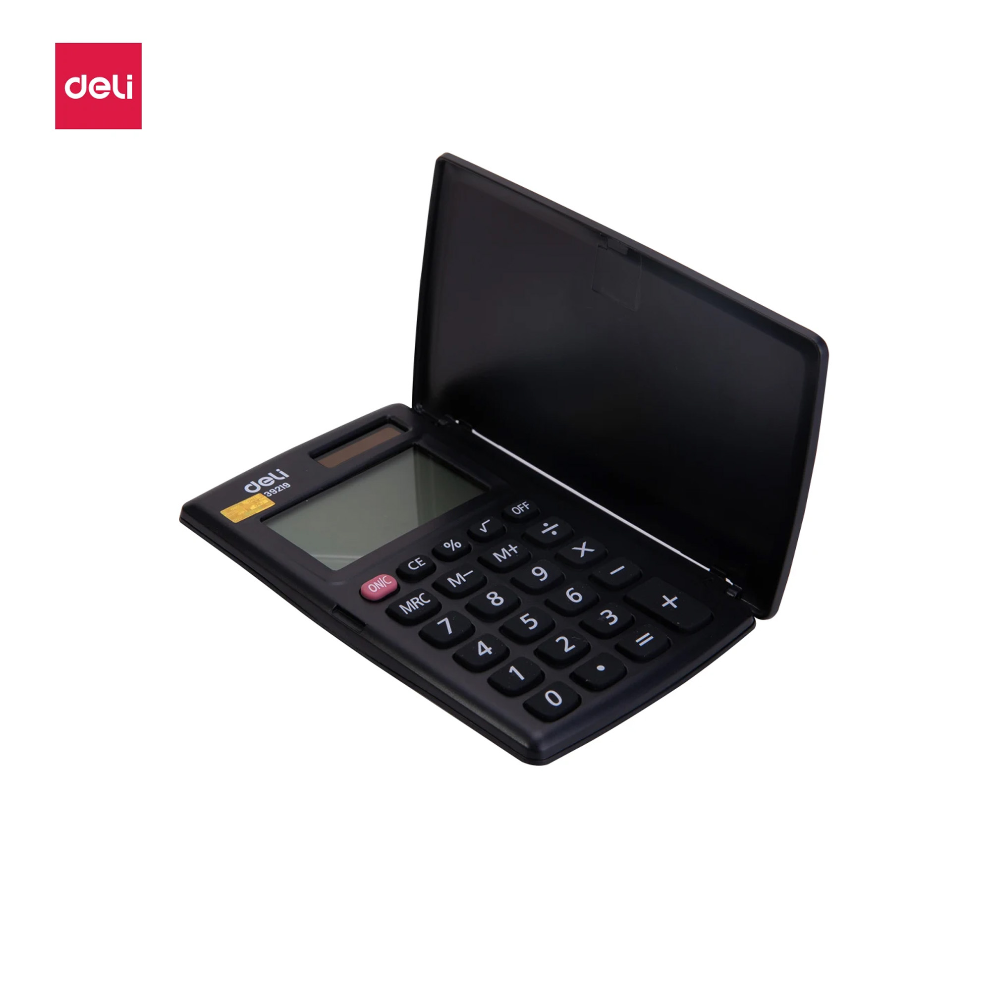 Deli E39219 Calculator, 8-digit pocket calculator, compact solar-powered calculator, portable calculators at MH Shopping Mall, everyday-use calculators.
