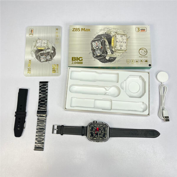 Z85 Max Smartwatch, advanced Bluetooth smartwatches, health and fitness tracker smartwatch, stylish and durable wearables at MH Shopping Mall, premium connectivity smartwatch.