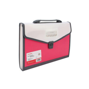plastic expanding bag file folder, 13 pocket document organizer, A4 expanding file folder, multi-section document storage, office supplies at MH Shopping Mall