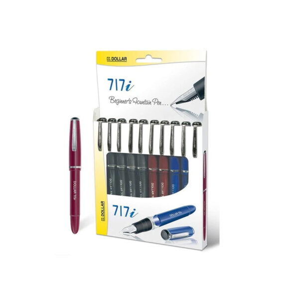 Dollar Fountain Pen 717i – Pack of 10 – Smooth & Elegant Writing