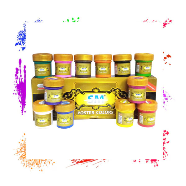 SM Poster Colors - 12 Pcs Set