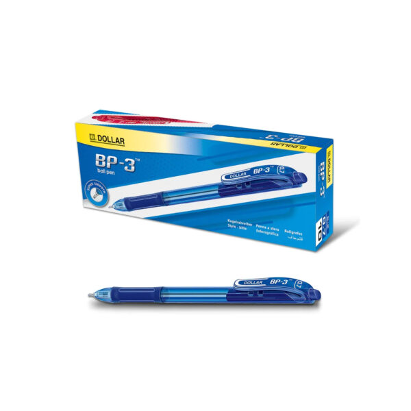 Dollar BP-3 ball point pen, ball point pen pack of 10, smooth writing pens, durable ballpoint pens, office pens, school pens
