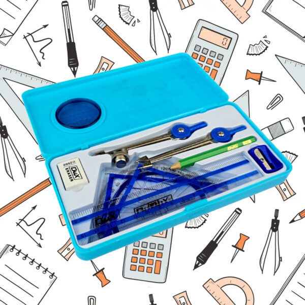 DUX Mathematical Box 701 | Complete Geometry Set for Precision and Durability