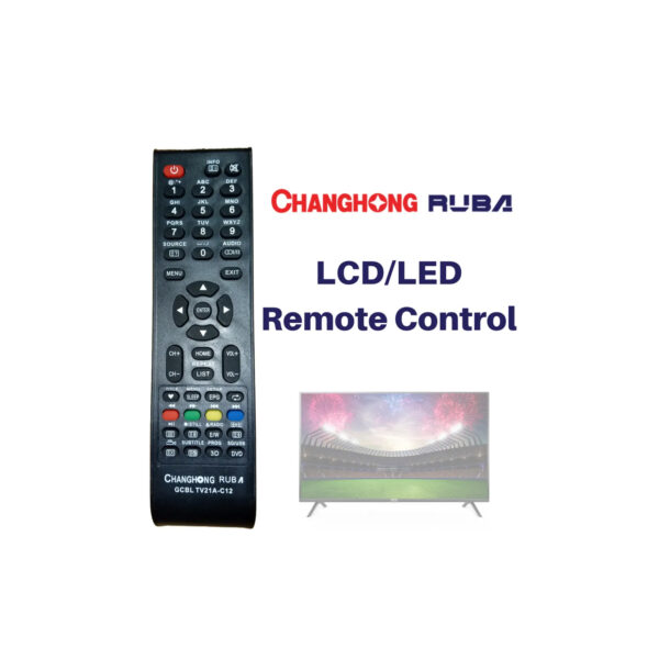 Changhong Ruba LED LCD TV Remote Control – Compatible, Durable, and Easy to Use