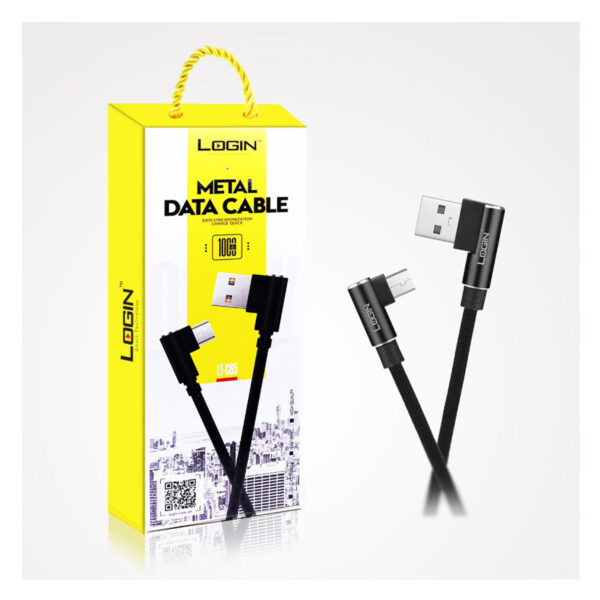Login LT-C65 USB Data Cable – Fast Charging & High-Speed Data Transfer