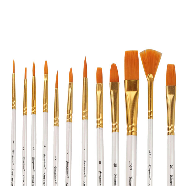artist paint brushes, multi shapes paint brushes, painting brush set, watercolor brushes, acrylic paint brushes, oil painting brushes, art brushes set