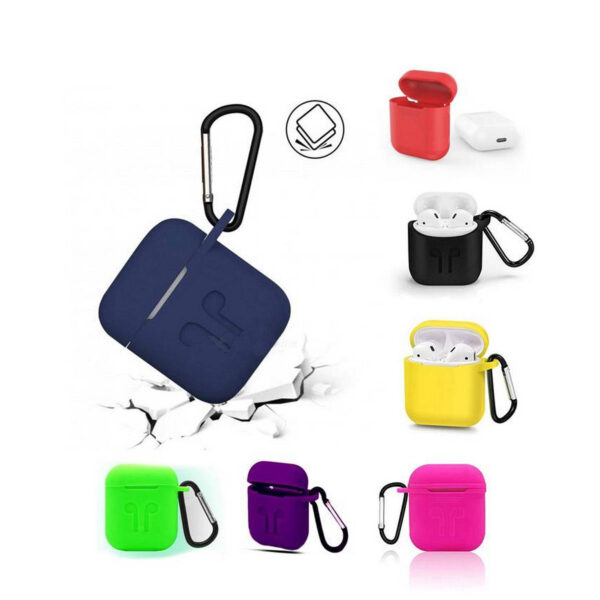 Rebex Silicone Case for Apple EarPods – Shockproof Protective Cover for Wireless Earphones (Available in All Colors)