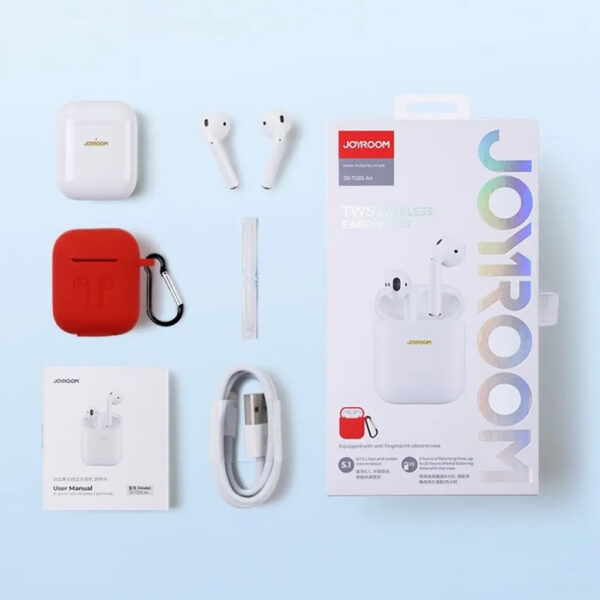 Joyroom JR-T03S True Wireless Earbuds with Window – Bluetooth 5.0, Stylish & Compact Design