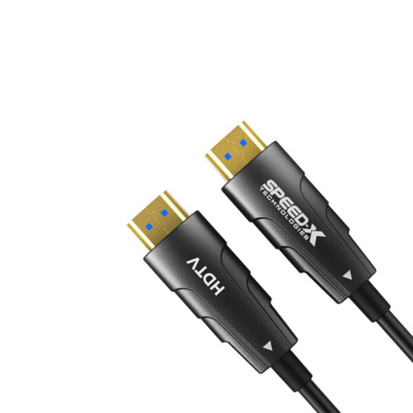SPEED-X 30M Fiber HDMI Cable 2.0/2.1 AOC – Active Optical Cable, 30AWG Copper, Supports 4K & 8K UHD