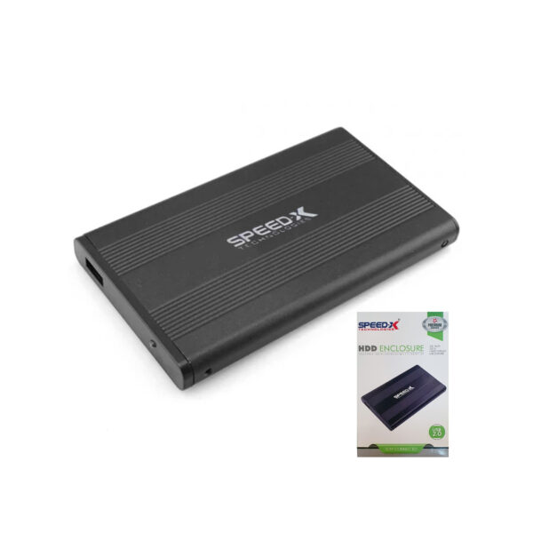 SPEED-X 2.5 Inch Hard Disk HDD Case 2.0 – Metal Body, USB 3.0 External Enclosure
