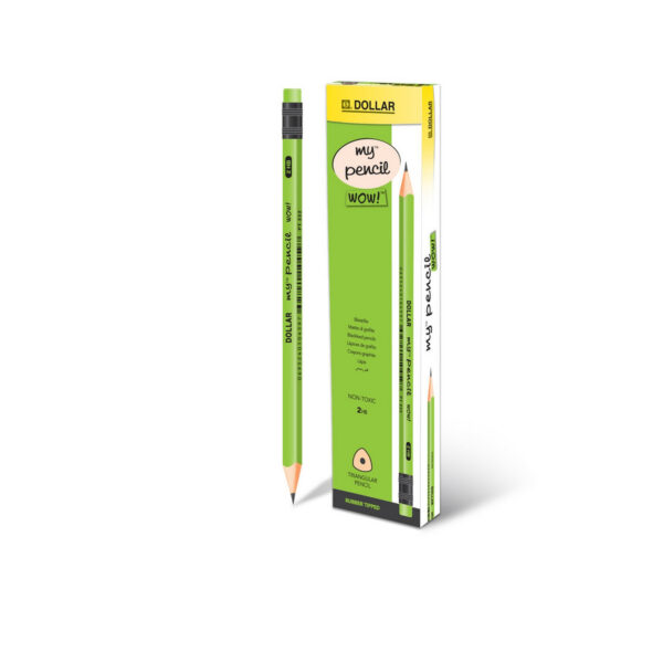 Dollar My Pencil PT 222 with Eraser – Pack of 12 - Image 3