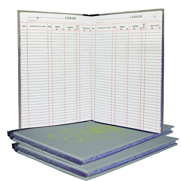 Accounting ledger book, daily finance tracker, small business ledger