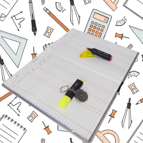 Accounting ledger book, daily finance tracker, small business ledger