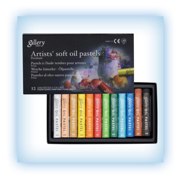 Mungyo Gallery Artists' Soft Oil Pastels - Pack of 12