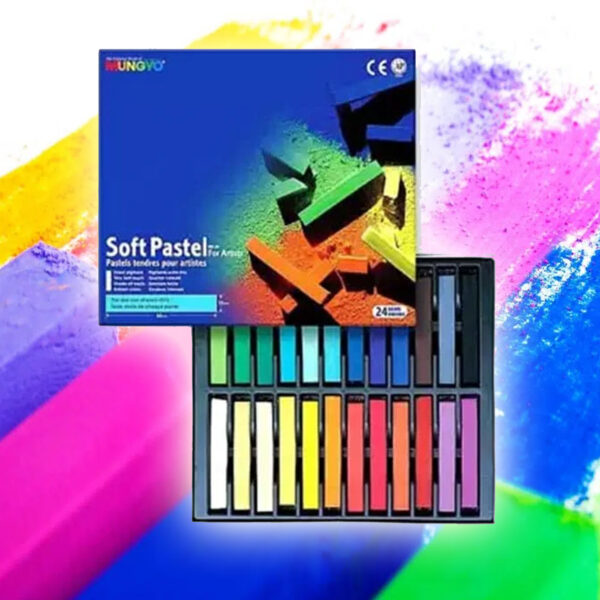 Mungyo Soft Pastels for Artists - Pack of 24